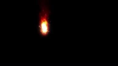 AE火焰火球红色燃烧风阻素材视频的预览图